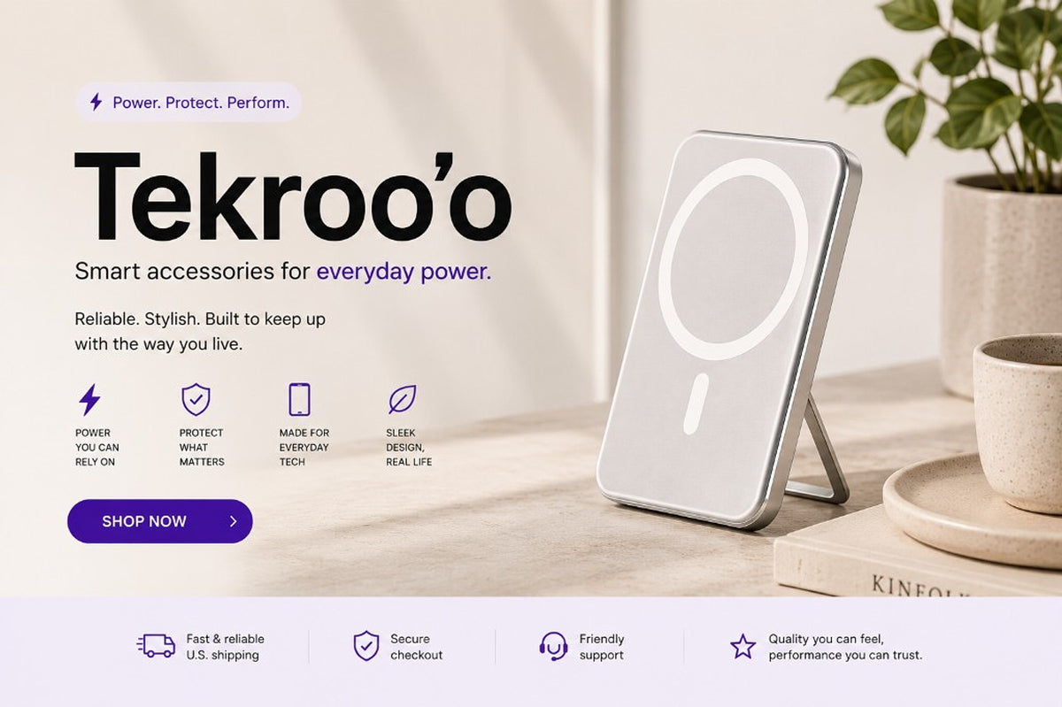 Tekroo'o MagSafe power bank hero banner